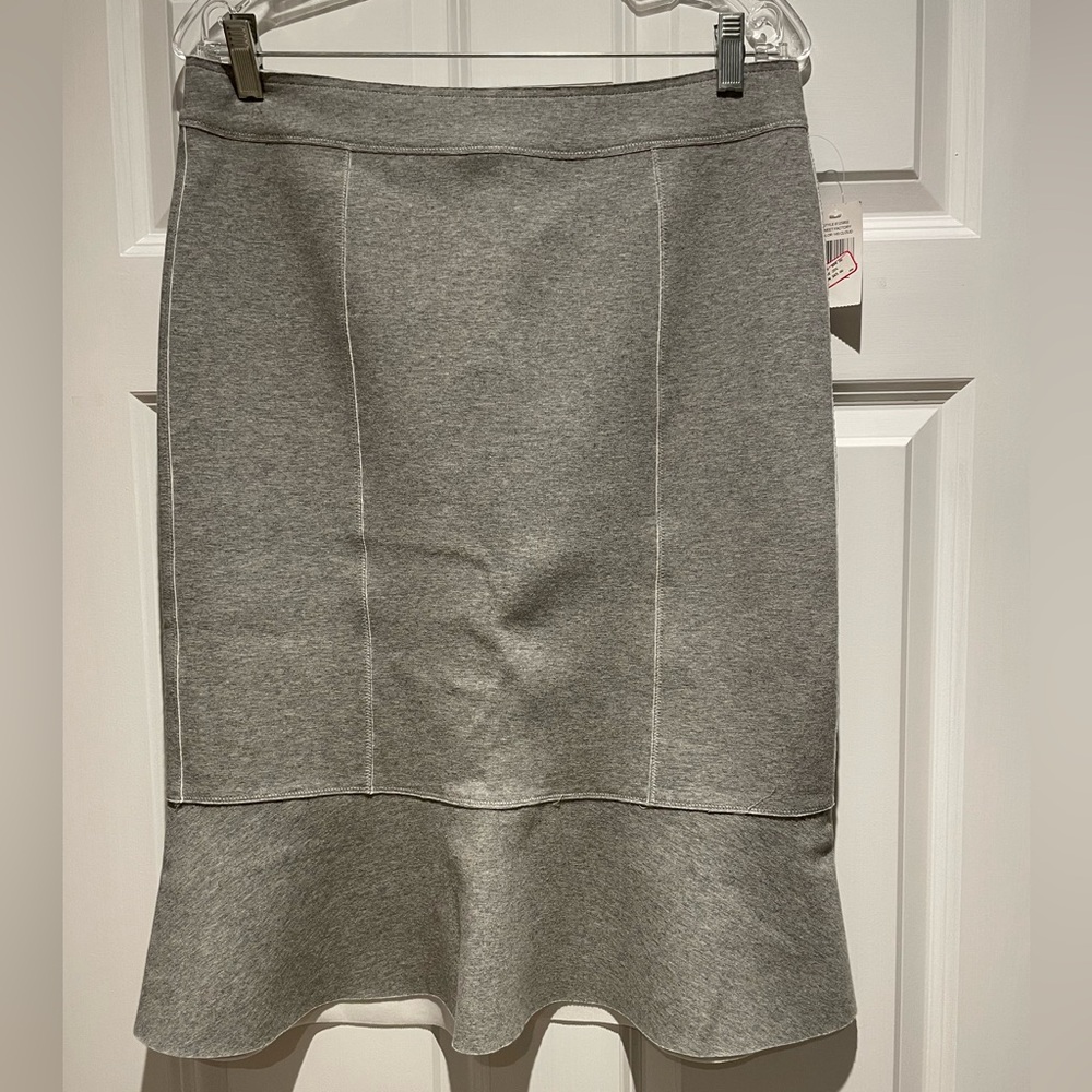 Gorgeous Heather Grey Skirt by 1. State size L NWT